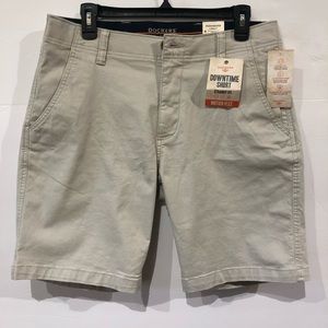 Men’s khaki Dockers DownTime Shorts Straight Fit